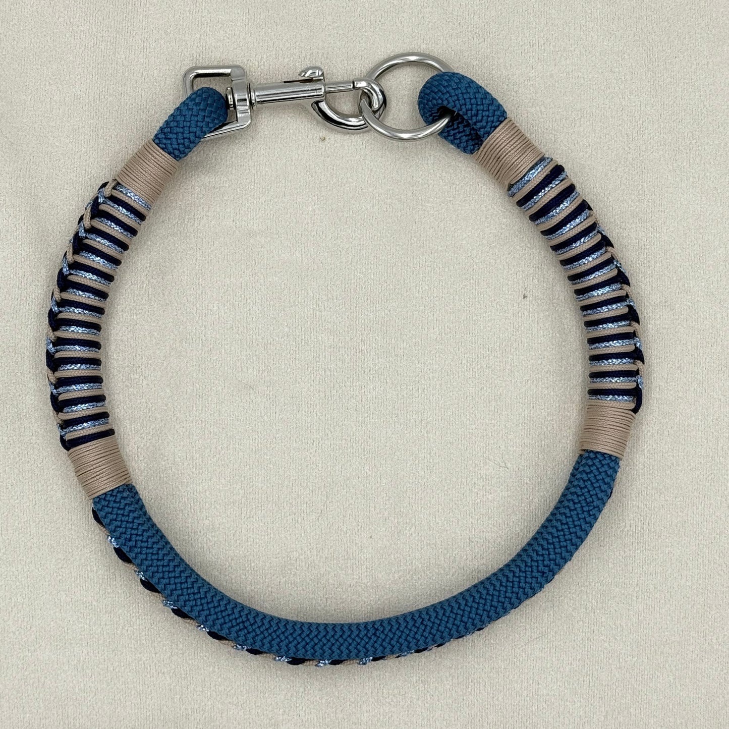 Collier Petrol Bleu