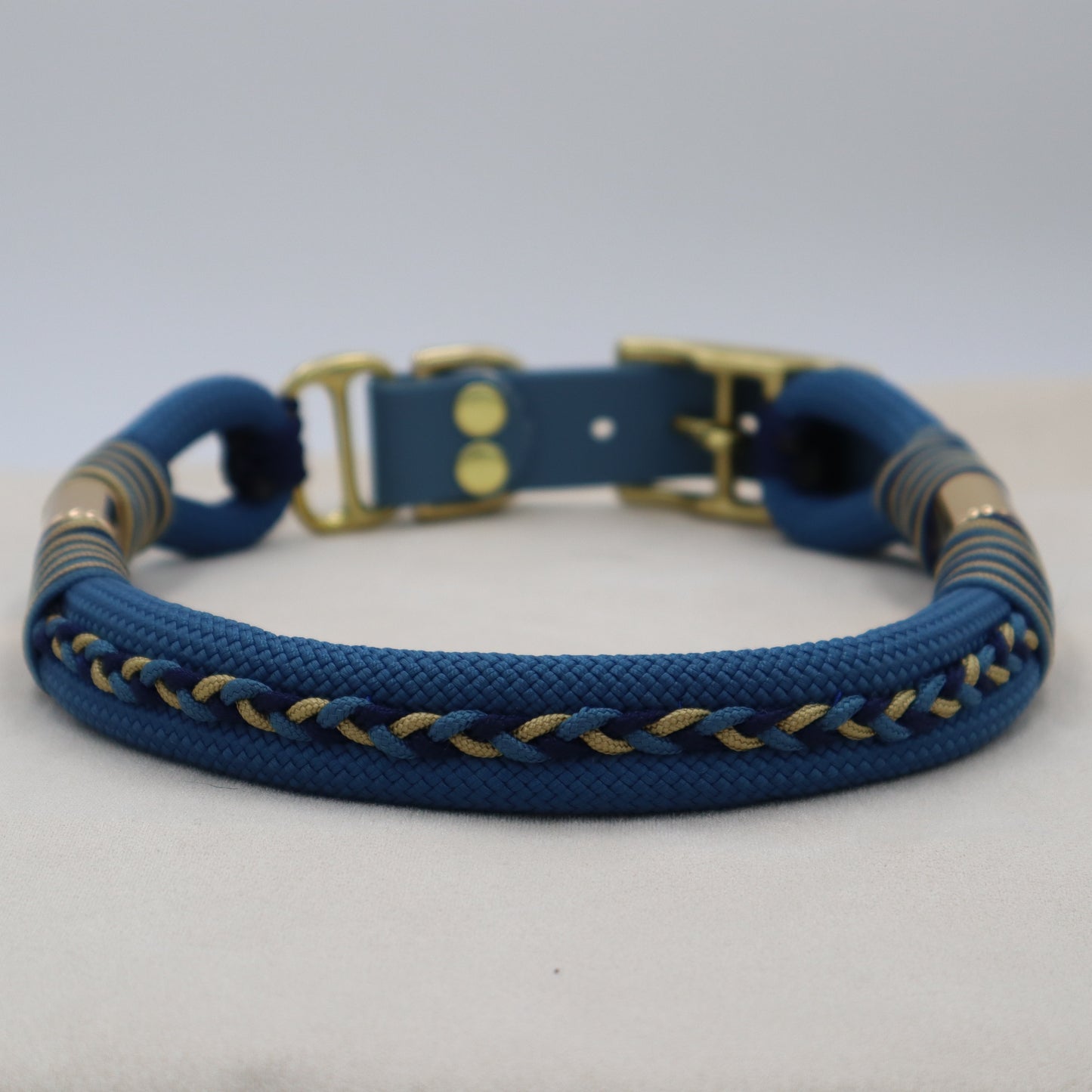 Collier Gold Petrol Bleu