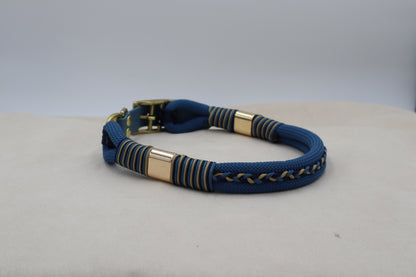 Collier Gold Petrol Bleu