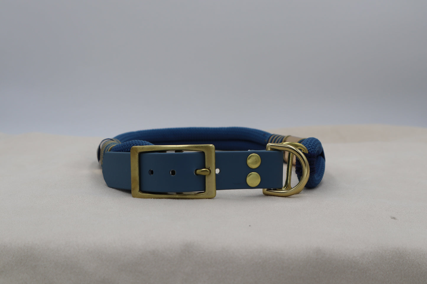 Collier Gold Petrol Bleu
