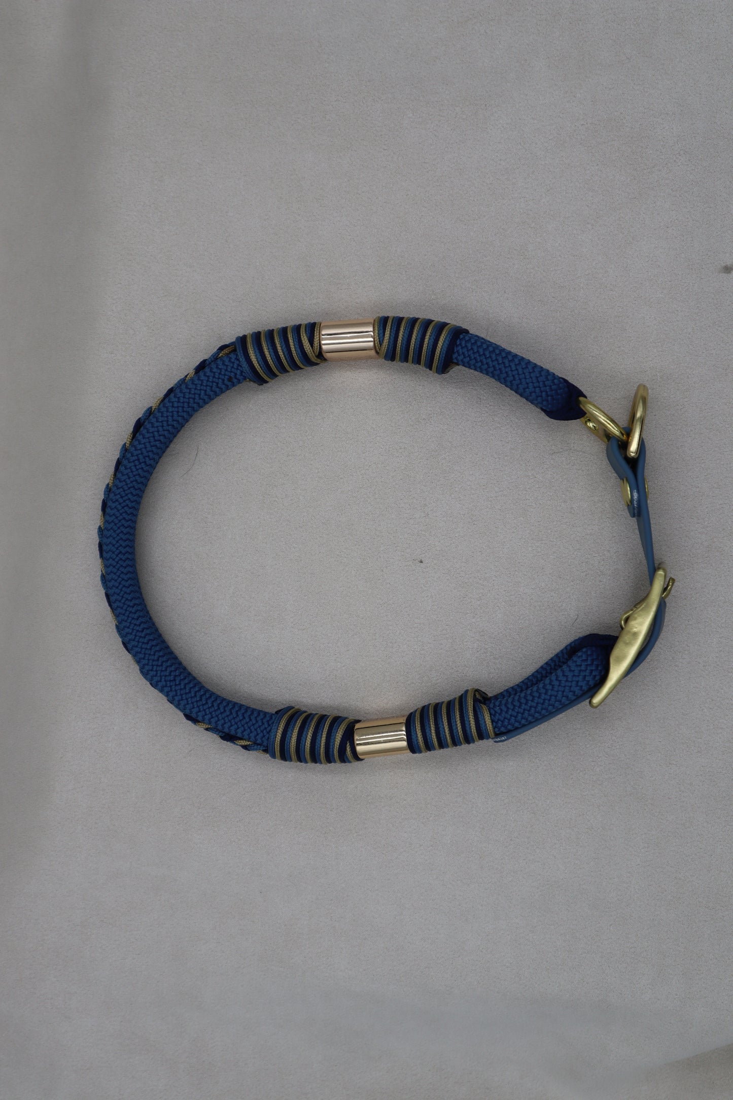 Collier Gold Petrol Bleu